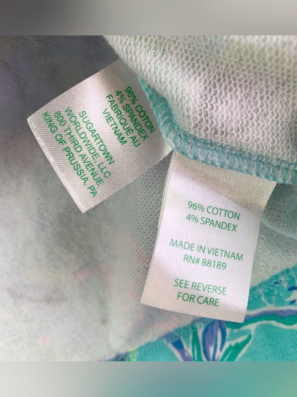 Lilly Pulitzer Bayside Blue Lilly Loves Texas UPF 50 Skipper Popover quarter zip - Picture 8 of 10